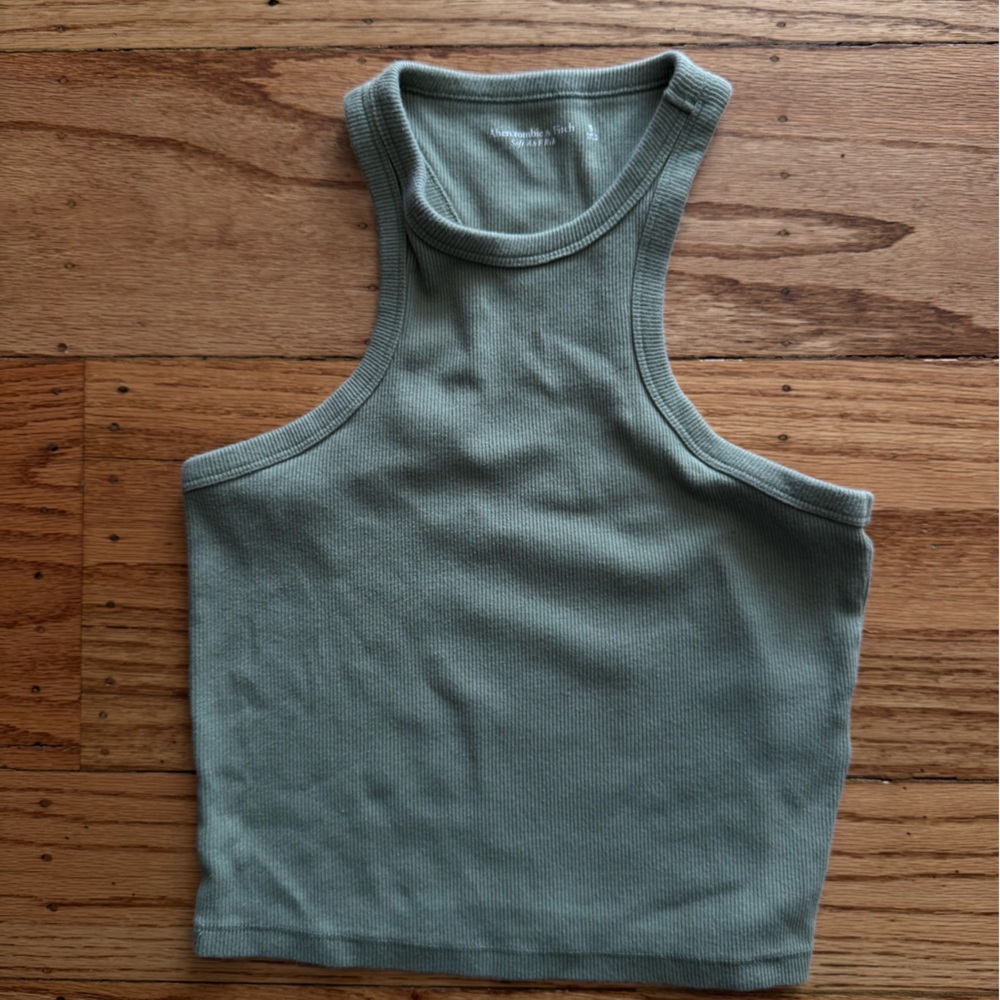 Abercrombie & Fitch Green Tank Top